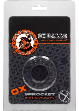 OXB ''Sprocket'' Cockring -Clear